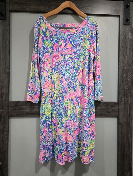 Lilly Pulitzer Dresses & Skirts - Lilly Pulitzer Ophelia swing dress in multi pop up 60 animals Size Medium